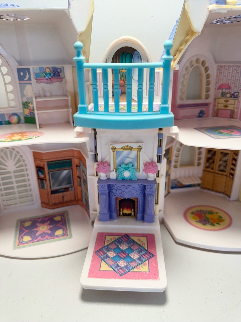 FISHER-PRICE 2003 Sweet Streets Victorian Dollhouse with Handle Mattel - Picture 8 of 15